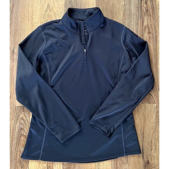 SPYDER Outbound Core Knit Long Sleeve‎ Pullover Black 1/4 Zip Pullover XL - Picture 1 of 8